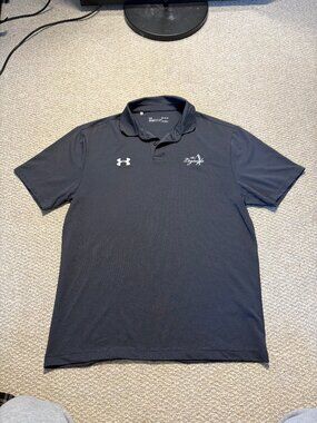 Under Armour Golf Polo Shirt in Black - M